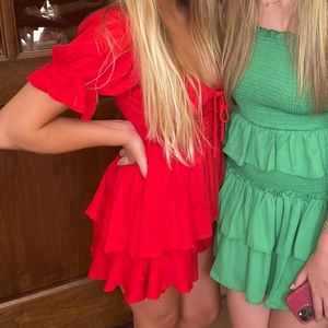 Red romper